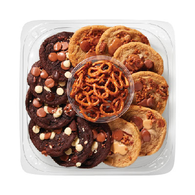 Biscuits éclatés Chocolats Favoris et bretzels