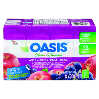 Jus pomme-raisin Oasis 