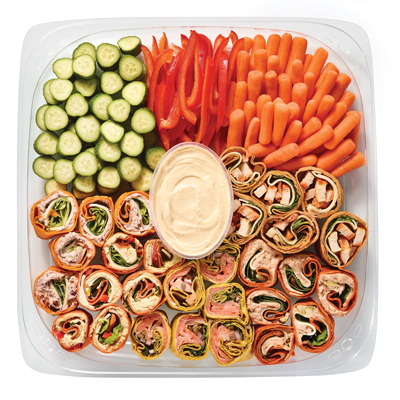 Wraps and Crudités